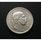 Hungary 1 Korona 1915 KB silver 5 g