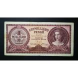 Hungary 1 billion Pengő 1946 F
