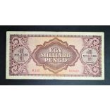 Hungary 1 billion Pengő 1946 F