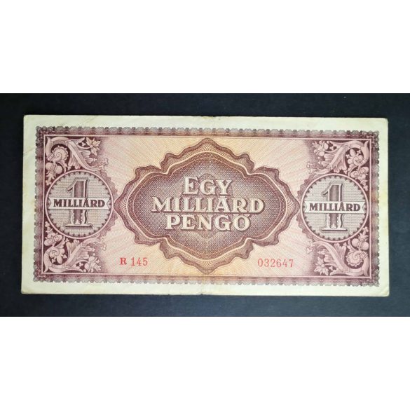 Hungary 1 billion Pengő 1946 F