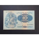 Estonia 10 Krooni 1937 F