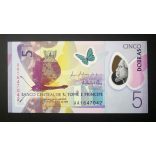 Sao Tome and Principe 5 Dobras 2016 UNC 
