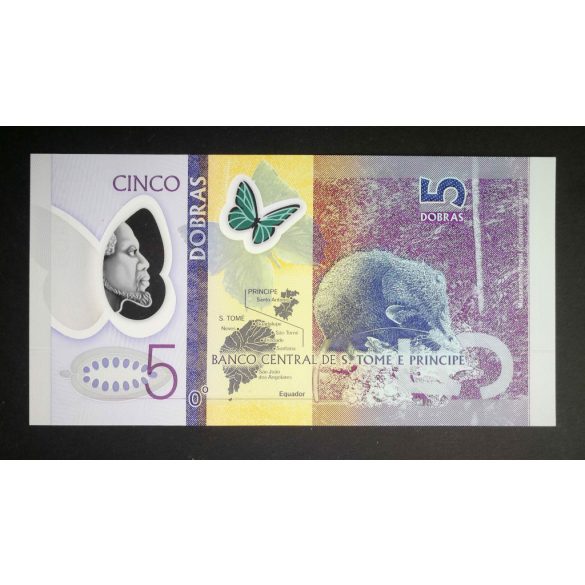 Sao Tome and Principe 5 Dobras 2016 UNC 