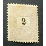 Hungary 1898 Letter, black cipher 2 kr. * MH perf. 12 : 11 3/4 