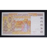 Nyugat-afrikai Államok Elefántcsontpart 1000 Francs 1999 UNC-