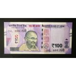 India 100 Rupees 2018 UNC