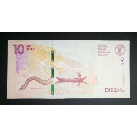 Kolumbia 10000 Pesos 2018 UNC-
