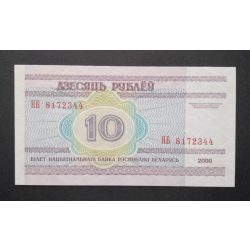 Fehéroroszország 10 Rubel 2000 UNC 