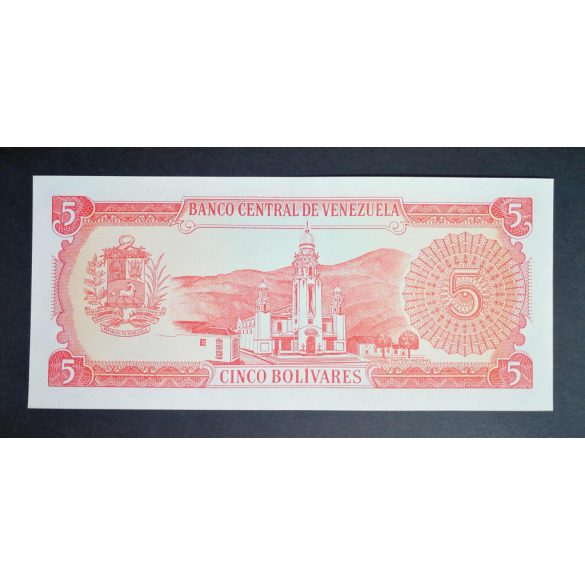 Venezuela 5 Bolivares 1989 UNC