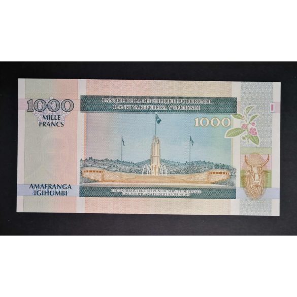 Burundi 1000 Francs 2009 UNC 