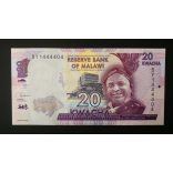 Malawi 20 Kwacha 2019 UNC