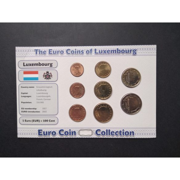 EU Euro set Unc Luxembourg