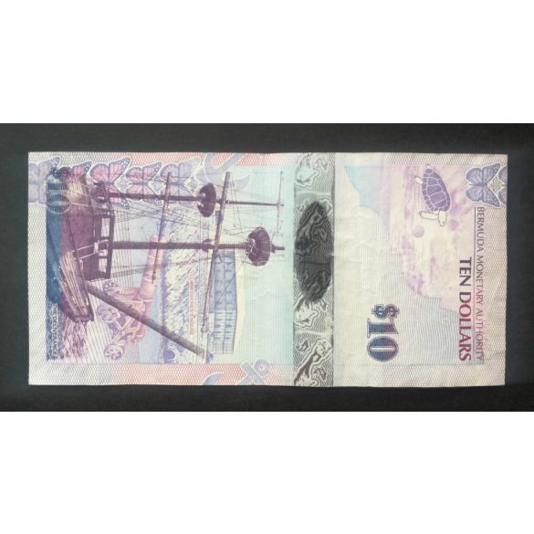 Bermuda Islands 10 Dollars 2009 F