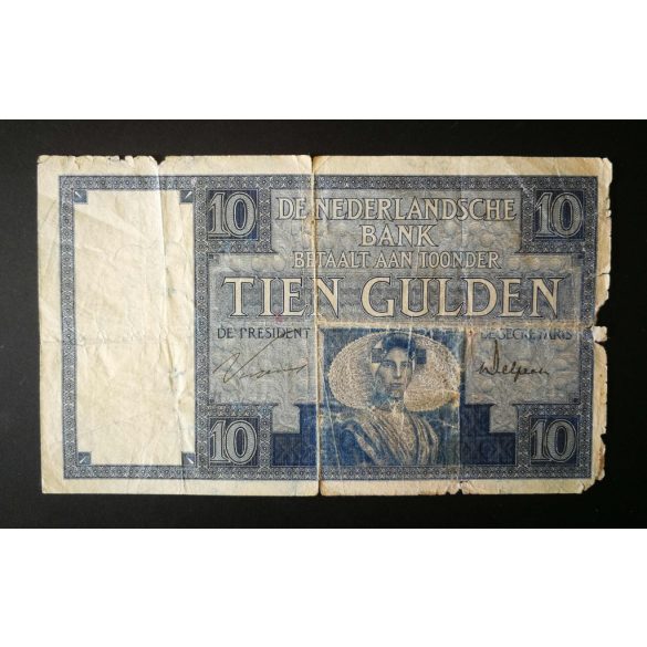 Hollandia 10 Gulden 1925 VG-