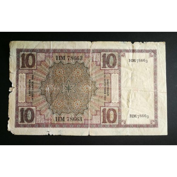 Hollandia 10 Gulden 1925 VG-