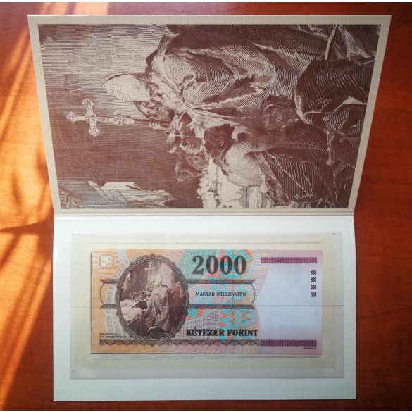 Hungary 2000 Forint 2000 UNC - in souvenir packaging