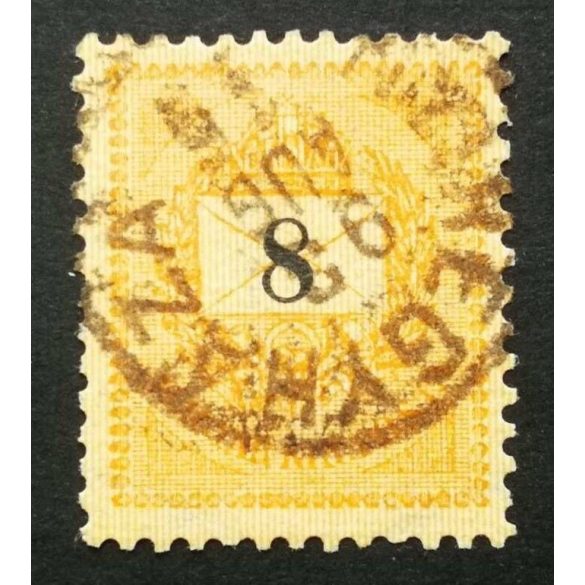Hungary 1889 Letter, black cipher 8 kr. perf. 12:11 1/2 NYIREGYHÁZA  used