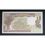 West African States Senegal 500 Francs 1986 XF+