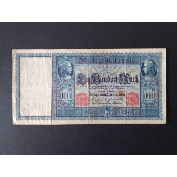 Germany 100 Mark 1908 F