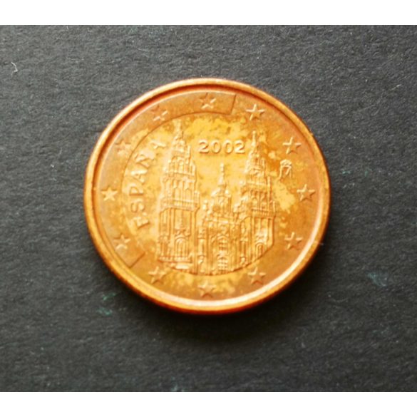 Spanyolország 1 Euro Cent 2002 XF
