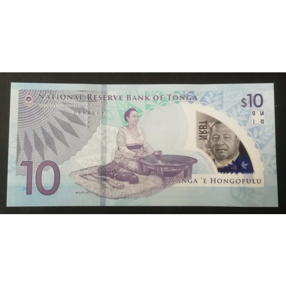 Tonga 10 Pa'anga 2023/24 UNC 