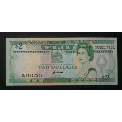 Fiji 2 Dollars 1995 UNC