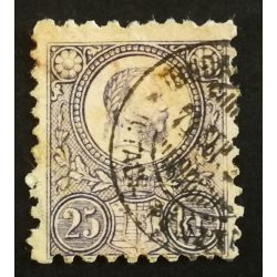   Magyarország 1871 Réznyomat 25 kr. BUDA(PEST FŐPOSTA) / UTALV. PÉNZTÁ(R) G3.30 Gudlin 200 G3
