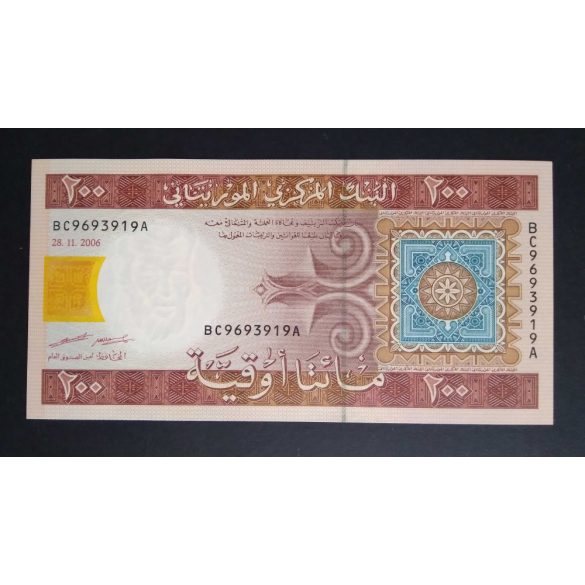 Mauritania 200 Ouguiya 2006 UNC
