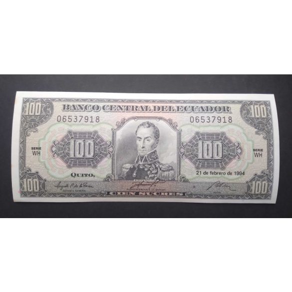 Ecuador 100 Sucres 1994 Unc 