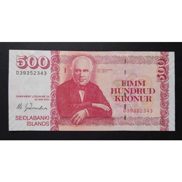 Iceland 500 Kronur 2011 UNC