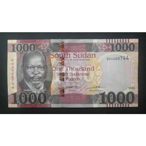 South Sudan 1000 Pounds 2020 UNC-