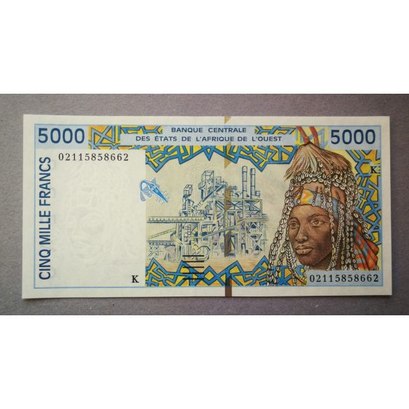 West African States Szenegál 5000 Francs 2002 Unc