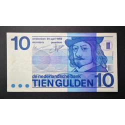 Netherlands 10 Gulden 1968 VF
