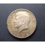 USA 1/2 Dollar 1965 silver