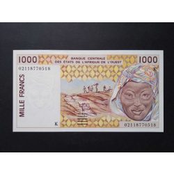 Nyugat-afrikai Államok  Szenegál 1000 Francs 2002 UNC