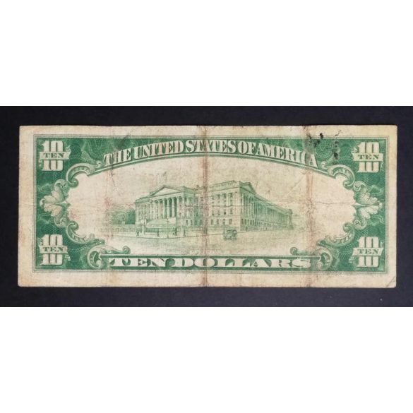 USA 10 Dollars 1928 Gold Certificate F