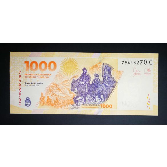 Argentina 1000 Pesos 2023 Unc