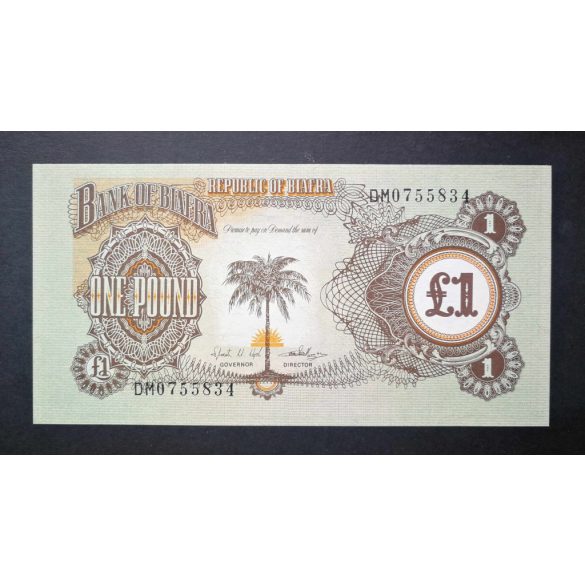 Biafra 1 Pound 1968 UNC