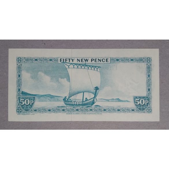 Isle of Man 50 New Pence 1974 Unc