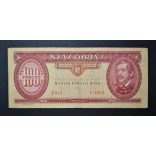 Hungary 100 Forints 1992 F