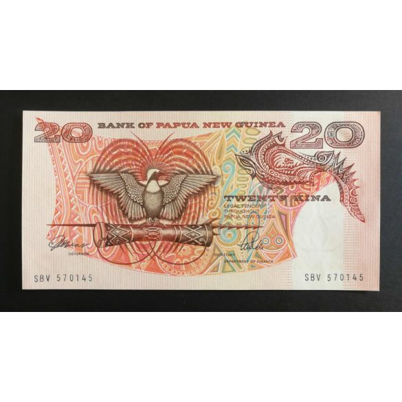 Pápua Új-Guinea 20 Kina 1989 UNC-