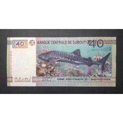 Dzsibuti 40 Francs 2017 UNC 