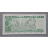 Cuba 500 Pesos 2021 Unc