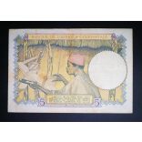 French West Africa 5 Francs 1939 VF