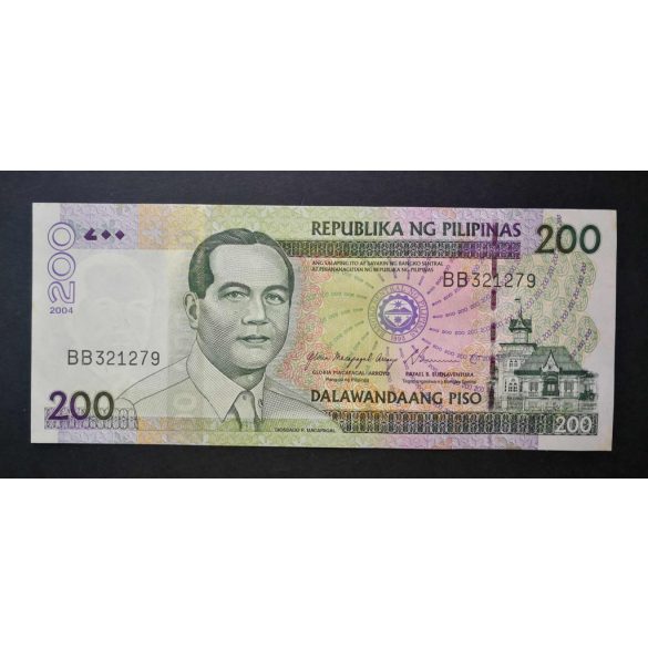 Philippines 200 Piso 2004 Unc-