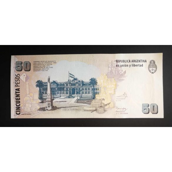 Argentína 50 Pesos 2012 UNC