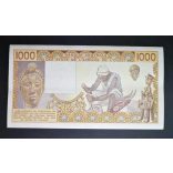 West African States, Ivory Coast 1000 Francs 1985 XF+
