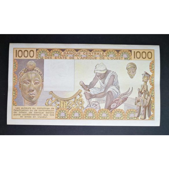 West African States, Ivory Coast 1000 Francs 1985 XF+