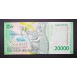 Indonesia 20000 Rupiah 2022 aUNC