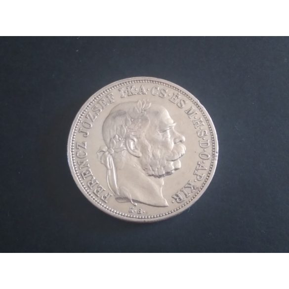 Magyarország 5 Korona 1909 KB ezüst aXF